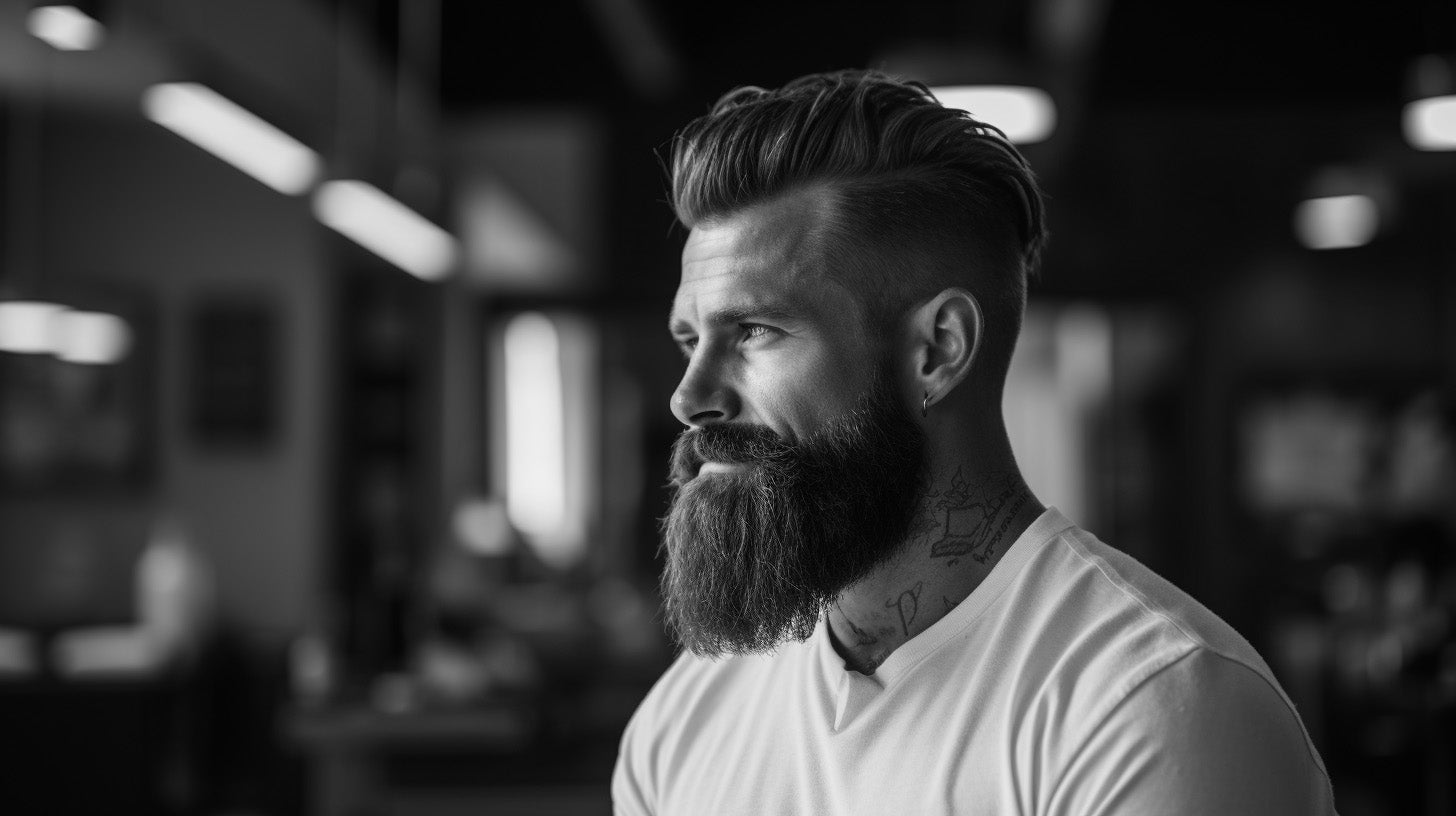 Undercut & Beard - How to style hair - Men's hair inspiration - YouTube