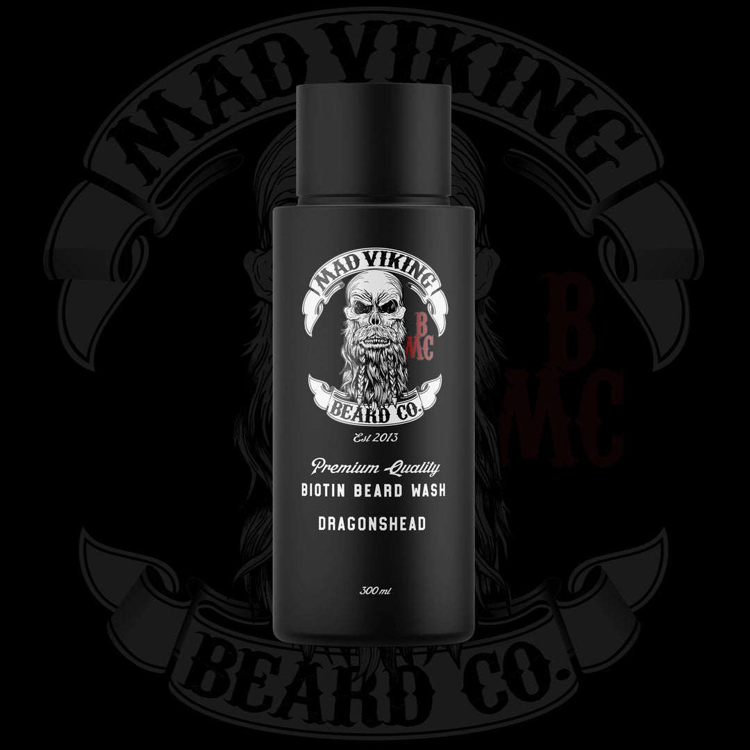 【モシャム】 魔法のパワーストーン prod by BAD ENDO Dragonshead Beard Wash - 8 Oz - Coconut & Lime - Mad Viking Beard