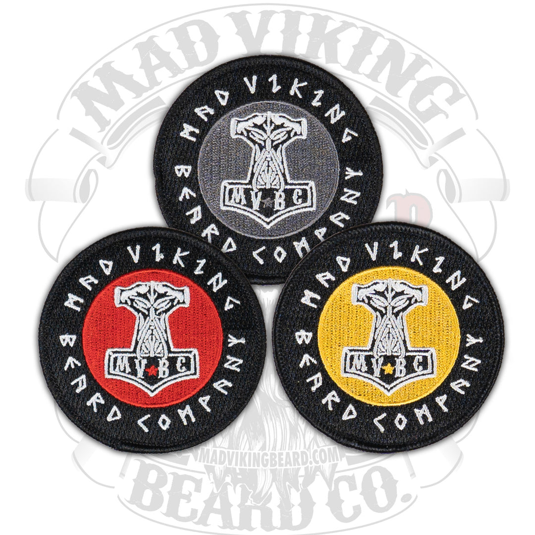 Viking Head Movie Patch – Iron-On / Sew-On Embroidered Cloth Patch